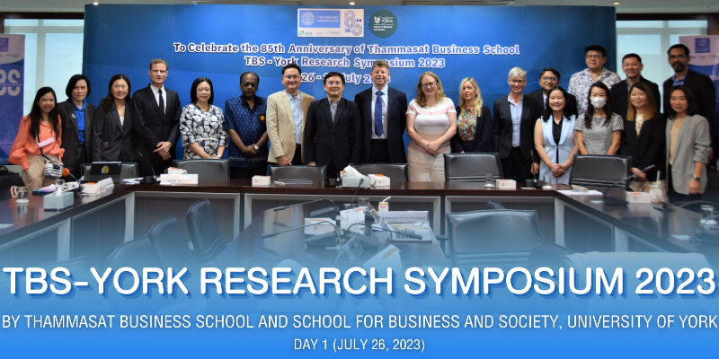 Colleagues from Thammasat Business School and the School for Business and Society